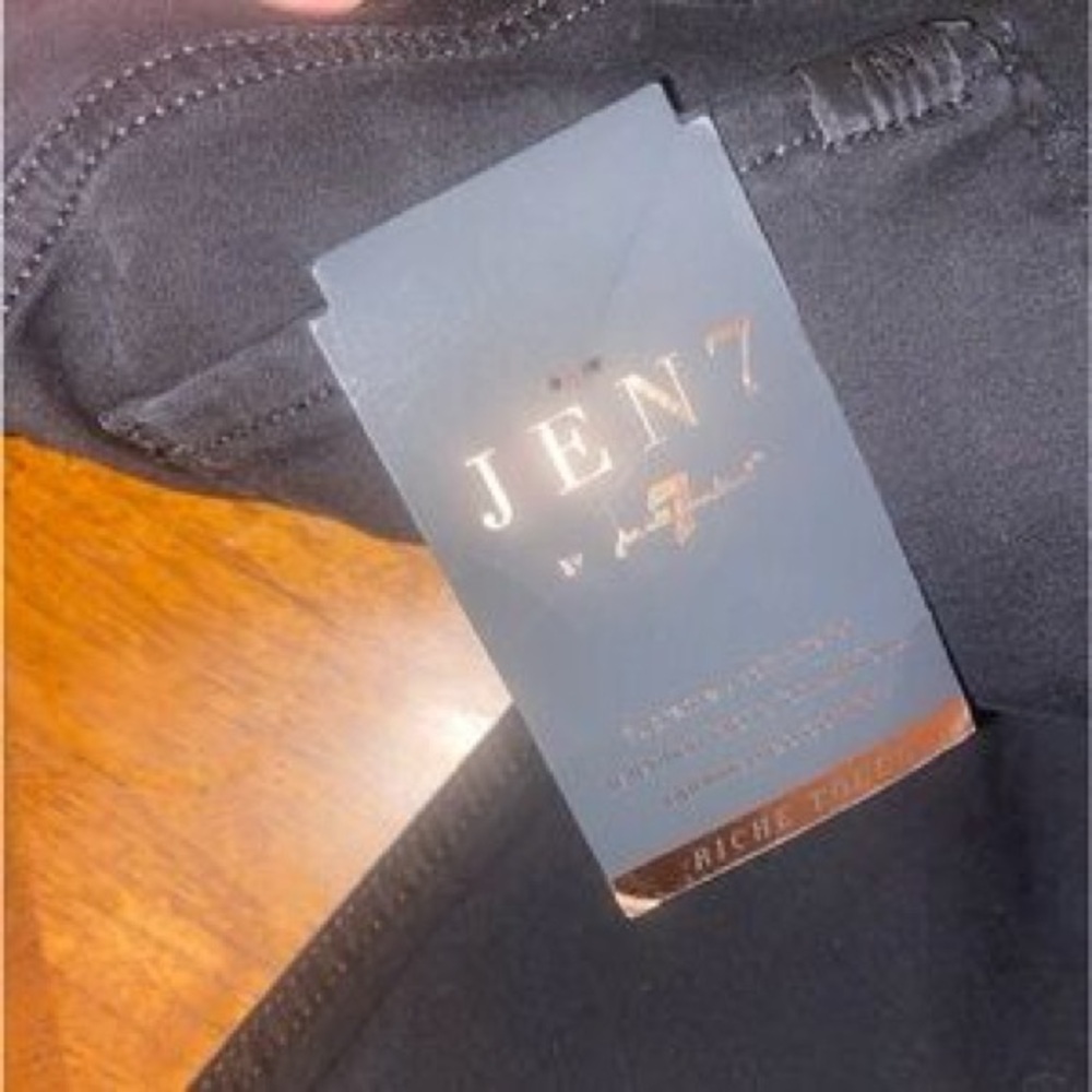 NWT Jen 7 For All Mankind Jeweled Black Ankle Skinny Jeans, sz 14 - Picture 11 of 16